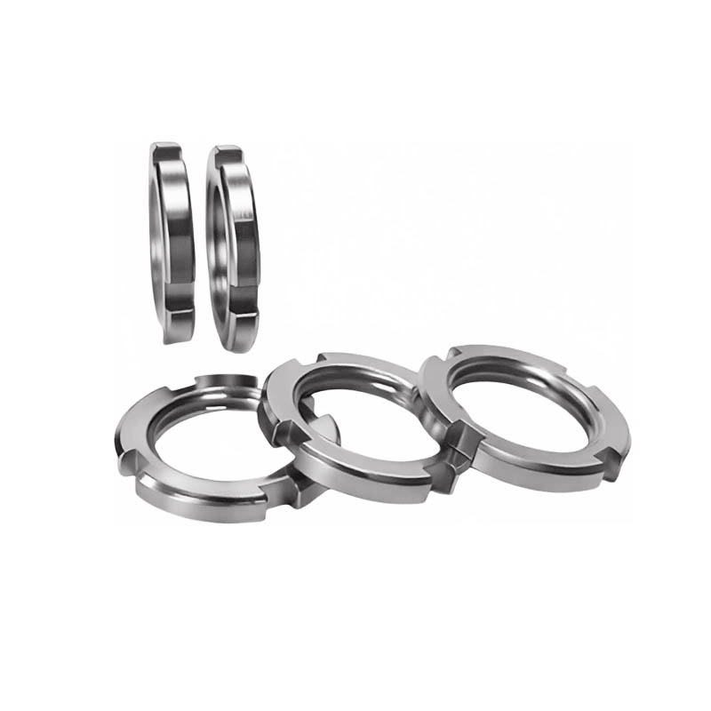 Locking Slotted Thin Nut For Steam Valve
