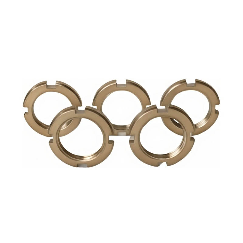 Locking Slotted Thin Nut For Steam Valve