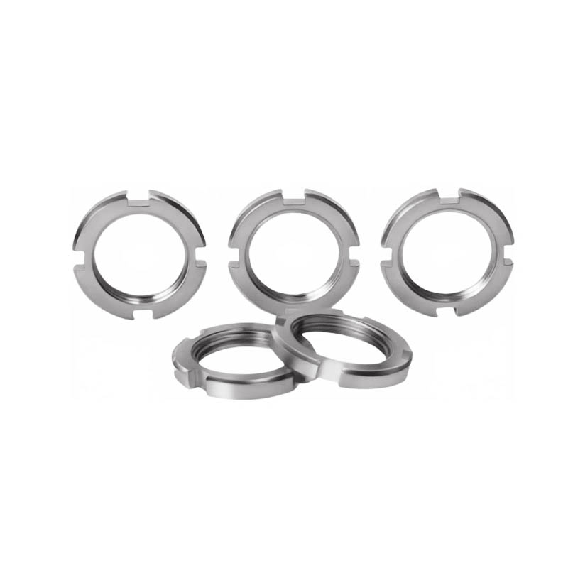 What is the principle of locking slotted thin nut for steam valve to prevent loosening under high temperature steam?