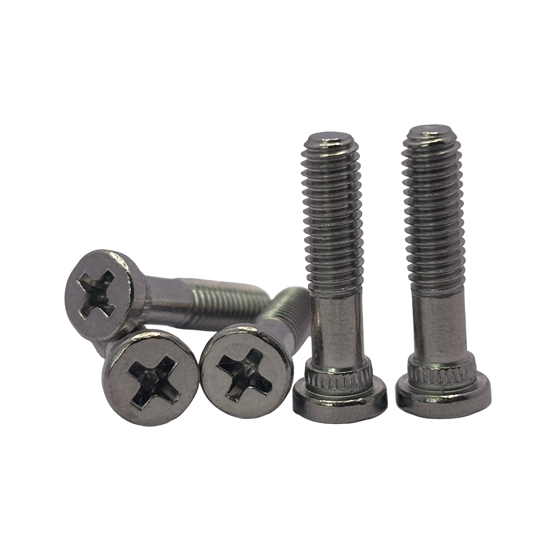 Cross-Step Knurled Half-Thread Screw