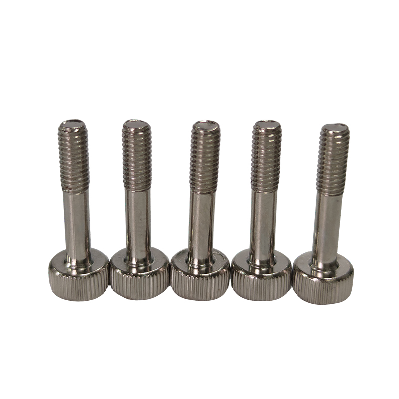 Knurled Phillips Head Hand-Tightened Half-Thread Screws