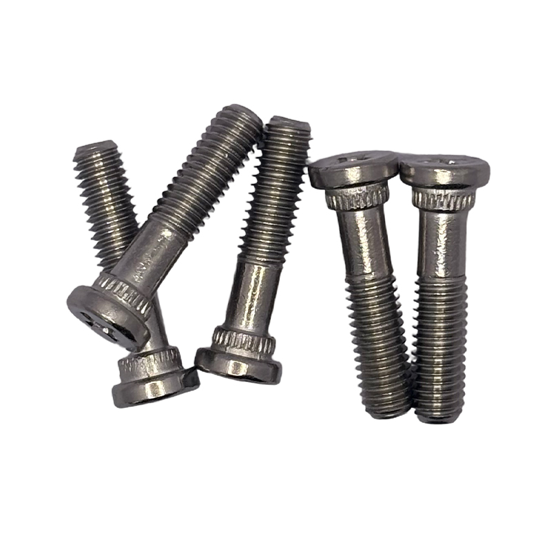 Cross-Step Knurled Half-Thread Screw